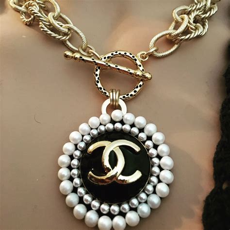 inspired chanel pendant.